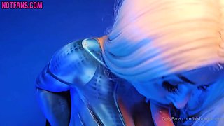 Raunchy cosplay babe incredible sex clip