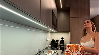 Incredibly Hot All Natural Big Tits Beauty Amateur Housewife at Home Gets Bored and Ignored Flashes Pussy Under Her Skirt