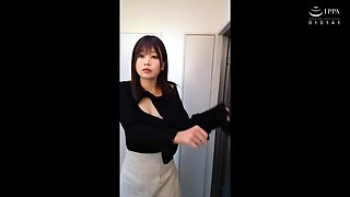 Naughty Asian milf Julia solo masturbation close up