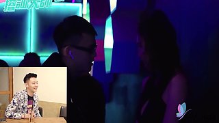 Nerdy Guy Wins Pick-up Game Show And Fucks Cute Brunette Ranako