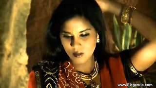 Energetic girl at exotic smut