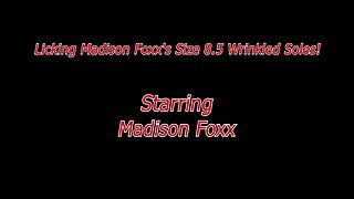 Licking Madison Foxxs Size 8.5 Wrinkled Soles
