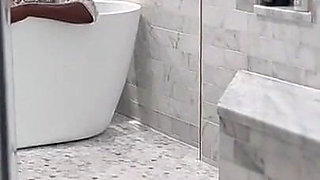 Sultry Soak: Giana's Naughty Bath Tease