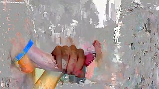 Skinny MILF Swallows Jizz And Piss