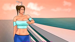 Older sex slave gets group-fucked and creampied in 3D action