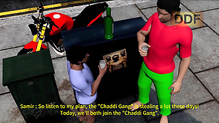 S-5-ep-04 Desi Chubby Pooja Bhabhi Was Fucked All Night by Her Stepson and His Friend