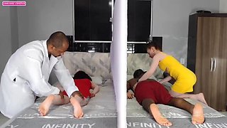 Lorrany Exotica Gets a Surprise BBC Massage - Intense Anal and Ass Eating with Marcio Baiano