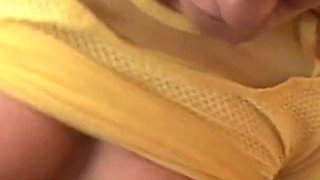 Big titted brunette gives perfect blowjob