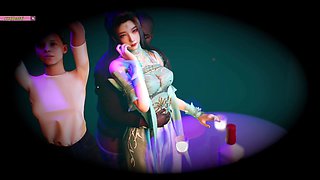 Animated Enchantment: Beauty of the Bigtits Goddess - 3D Animation