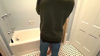 Extreme amateur pov blowjob with brunette babe