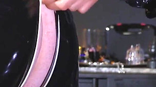 Part 1 Latex Sadism: Electro and Spanking for My Furniture Slave Disobedient - Mistress Julia