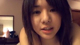 Perfect busty Japanese teen shows off
