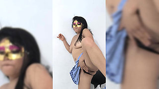 Busty student leads the live views with this porn video