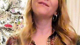 Big Boobed Blonde Masturbates With A Dildo In The Bathroom