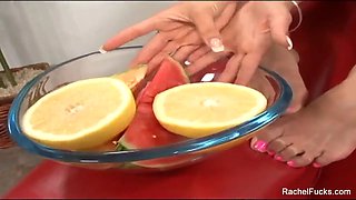 Sticky foot fetish fun and fucking with Rachel Roxxx
