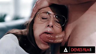 DEVILS FILM - Teen Cutie Penelope Kay Gets Both Holes Filled By Older Man s Cock: Porn