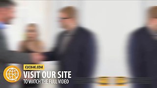 Cuck4k. cuckold catches long-haired friend hardcore his wifey in their bedroom