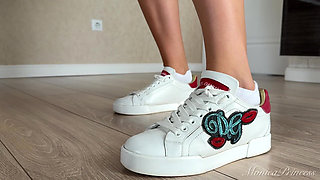 My Sneakers Perform and Whisper Happy Birthday by Tapping