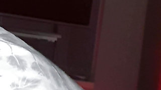 Step mom helps step son dick with low erection jerk off with a handjob