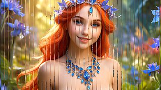 Beautiful Big Breasted Nude Indian Elf Girl with Borage