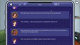 Naked best friend in the basement singing