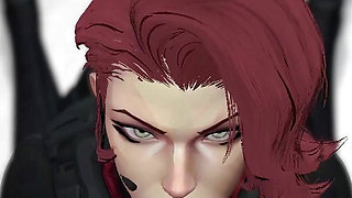 Black Widow gives a blowjob until you cum