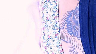 Hot Babe Tattoed Let Me Taste That Tight Pussy in Missionary