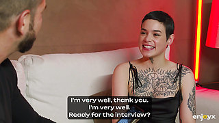 Saba Lapiedra's First Time Double Penetration Experience