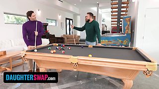 Stepfathers train their daughters how to fuck - daughterswap
