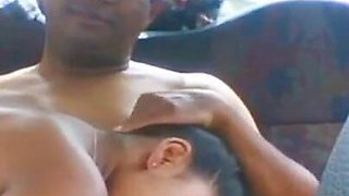 A Sensual Blowjob in the Car
