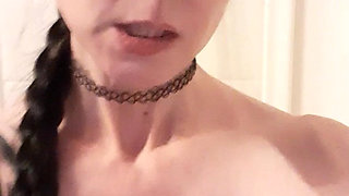Panty Peeing & Stepmommy Begging for Cum