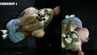 Sage Pilar gets her pussy stuffed through a glory hole