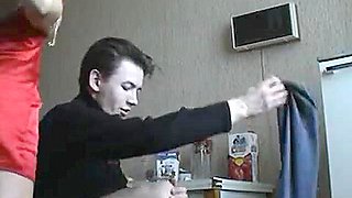 Turkish pair bonks in kitchen