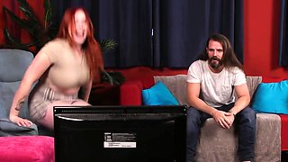CFNM British babes give group BJ and HJ