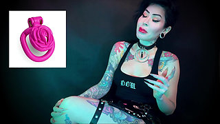 Locktobet Task for Sissies: Clitty Chastity and Big Black Cocks
