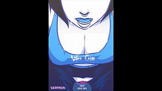 Hardcore Pussy Exercise in Gym Cummed All Over. Derpixon