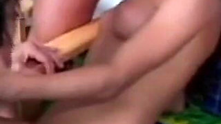 Double Penetration and Cumshot in Mouth and Pussy for Wonderful Busty MILF