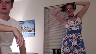 Amateur Hot Blonde Sucking Her Boyfriend s Dick On Webcam