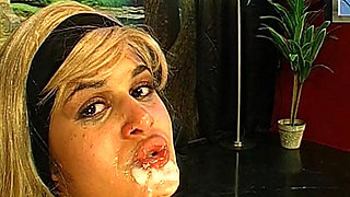 Ggg Leila's After Gangbang P[arty Bukkake and Cumshots