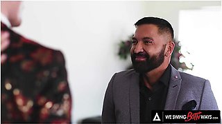 Hot Bisexual Office Threesome With Sexy Sophia Burns And Two Horny Males