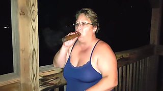 Huge Cigar Smoking