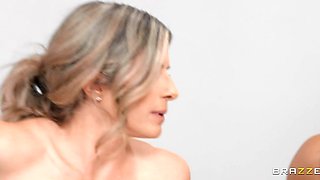 Beautiful MILF lesbians IR adult emotional scene