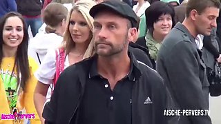 Aische Pervers - porn casting at the Oktoberfest - Part 1