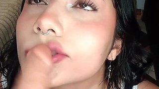 Your Delicious Cock Touching My Face