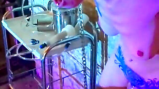 Doctor Attempts to Pump My Pussy & Tits Whilst Chained