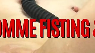 Alexia's Double Domme Lesbian Fisting & Squirting in a Gas Mask