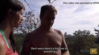 Hunt4k. hunter meets susan ayn on public beach and has Anal Sex with her