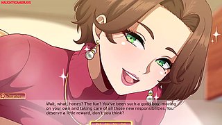 Fucked The MILF Neighbor While Her Husband Is Not Home, She Cheated On Her Husband With a Huge Cock - MILF Neighbor 01