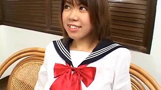 Ai Kazumi in school uniform sucks  - More at hotajp.com
