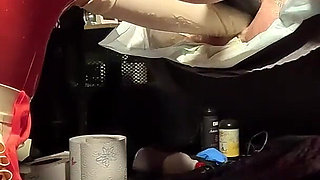 Adelina Noir Fisting and Toying Rafaello in the Sling